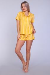 Пижама женская 70029 желтый